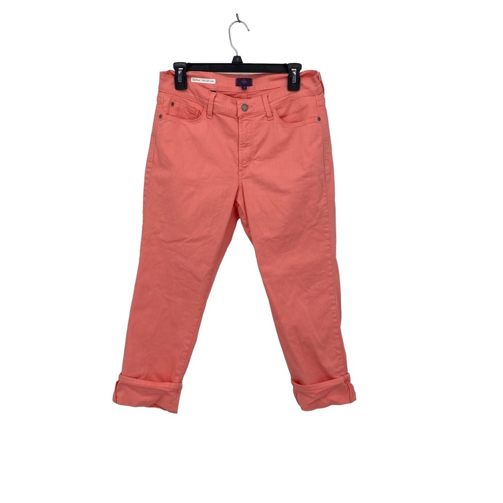 NYDJ Dayla Wide Cuff Cropped Pants